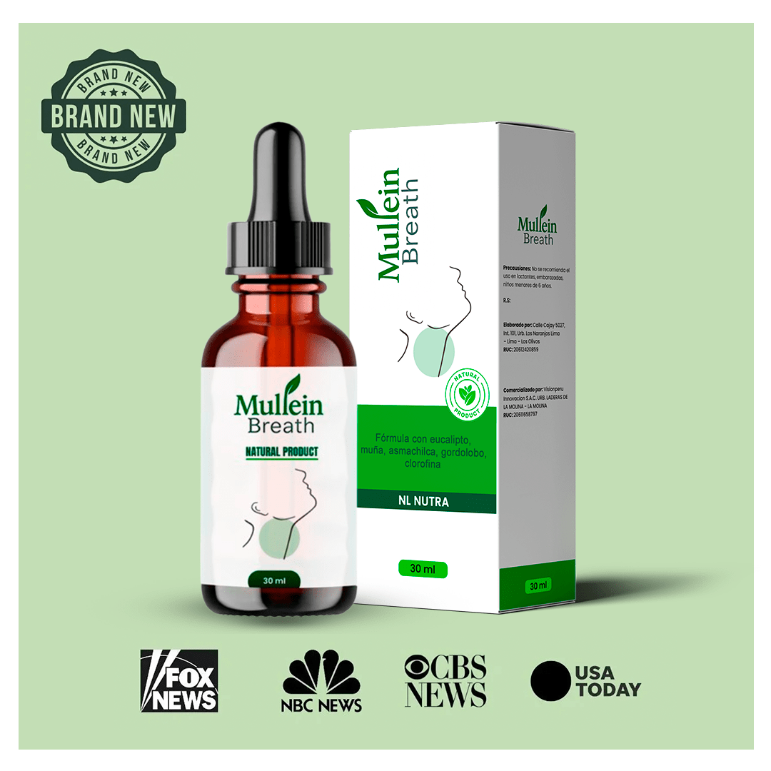 Mullein™ - Extracto de Gordolobo + Clorofila (Solución Definitiva Para Tus Pulmones)